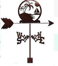 Weather Retro Iron Roof Decoration