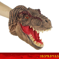 Soft Doll Dinosaure Hand Puppets Figure Head Animal