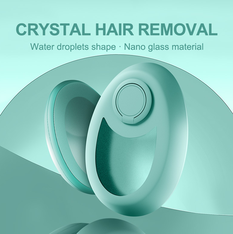 CJEER Upgraded Crystal Hair Removal Magic Crystal Hair Eraser For Women And Men Physical Exfoliating Tool Painless Hair Eraser Removal Tool For Legs Back Arms - One Red Hill
