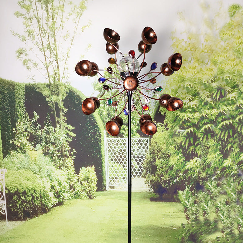Metal Crafts Garden Plug-in Courtyard Outdoor - One Red Hill