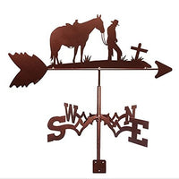 Weather Retro Iron Roof Decoration