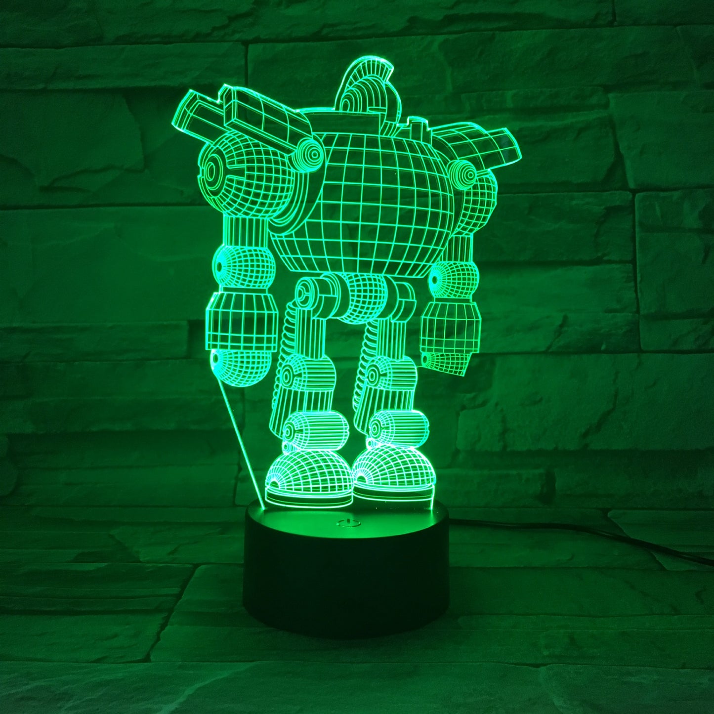 Robot LED colorful touch remote control color changing night light - One Red Hill