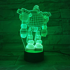 Robot LED colorful touch remote control color changing night light - One Red Hill