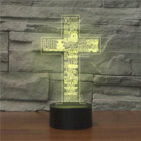 3D light, colorful touch remote control LED - One Red Hill