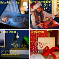Colorful touch remote control LED visual light - One Red Hill
