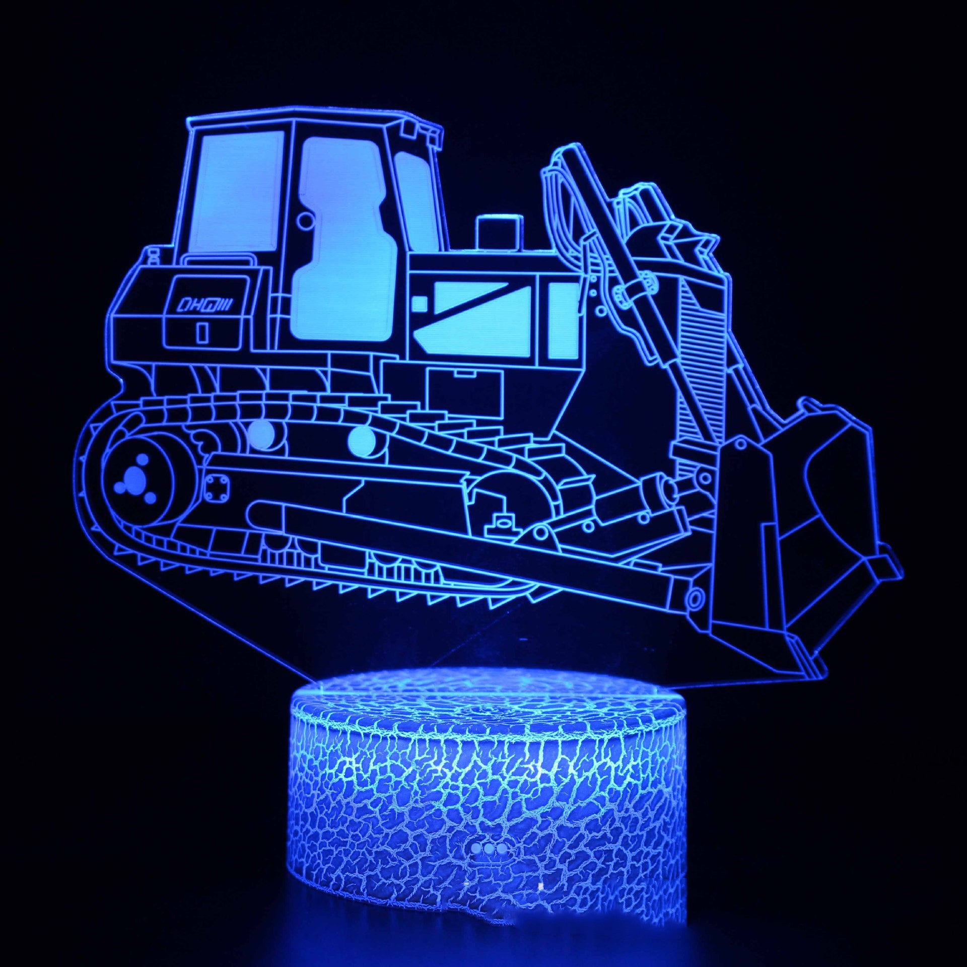 LED colorful touch remote control night light - One Red Hill