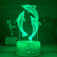 Remote Touch Control 3D LED Night Light - One Red Hill