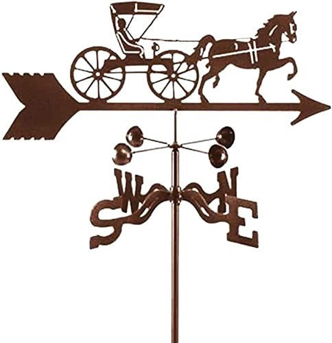 Weather Retro Iron Roof Decoration