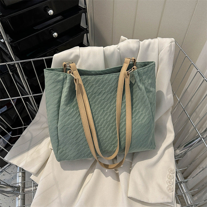 Casual Large Capacity Shoulder Bags Women Fashion Shopping Handbag - One Red Hill