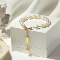 Natural Zircon Pearl Bracelet Luxury Jewelry - One Red Hill