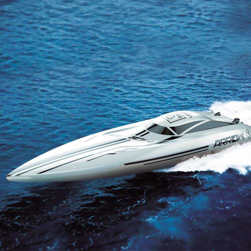 Brushless Motor High-speed Speedboat 24G Remote-control Ship Extended Version Ship Navigation Model Toy - One Red Hill