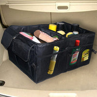 Car storage can store and organize packages - One Red Hill