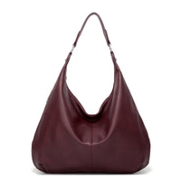 Large Capacity Son Mother Tote Texture Casual Portable Shoulder Bag Versatile Simple Women's Autumn And Winter - One Red Hill