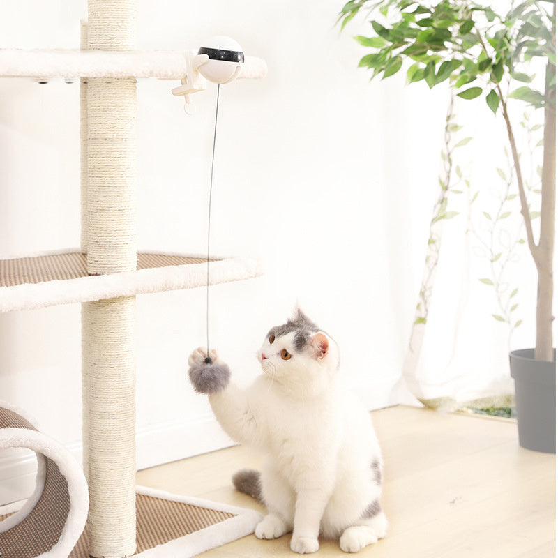 Electric Interactive Automatic Lifting Cat Ball Toy - One Red Hill