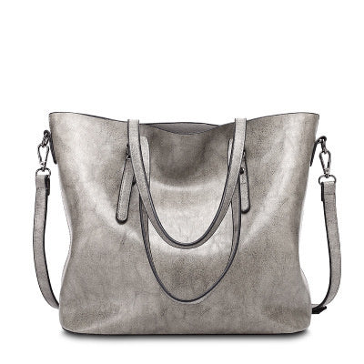 new European fashion bags handbag shoulder bag tote bag winter oil