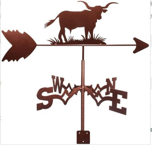 Weather Retro Iron Roof Decoration