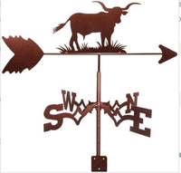 Weather Retro Iron Roof Decoration