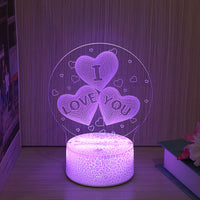 Led Colorful Remote Control Touch Bedside Lamp - One Red Hill