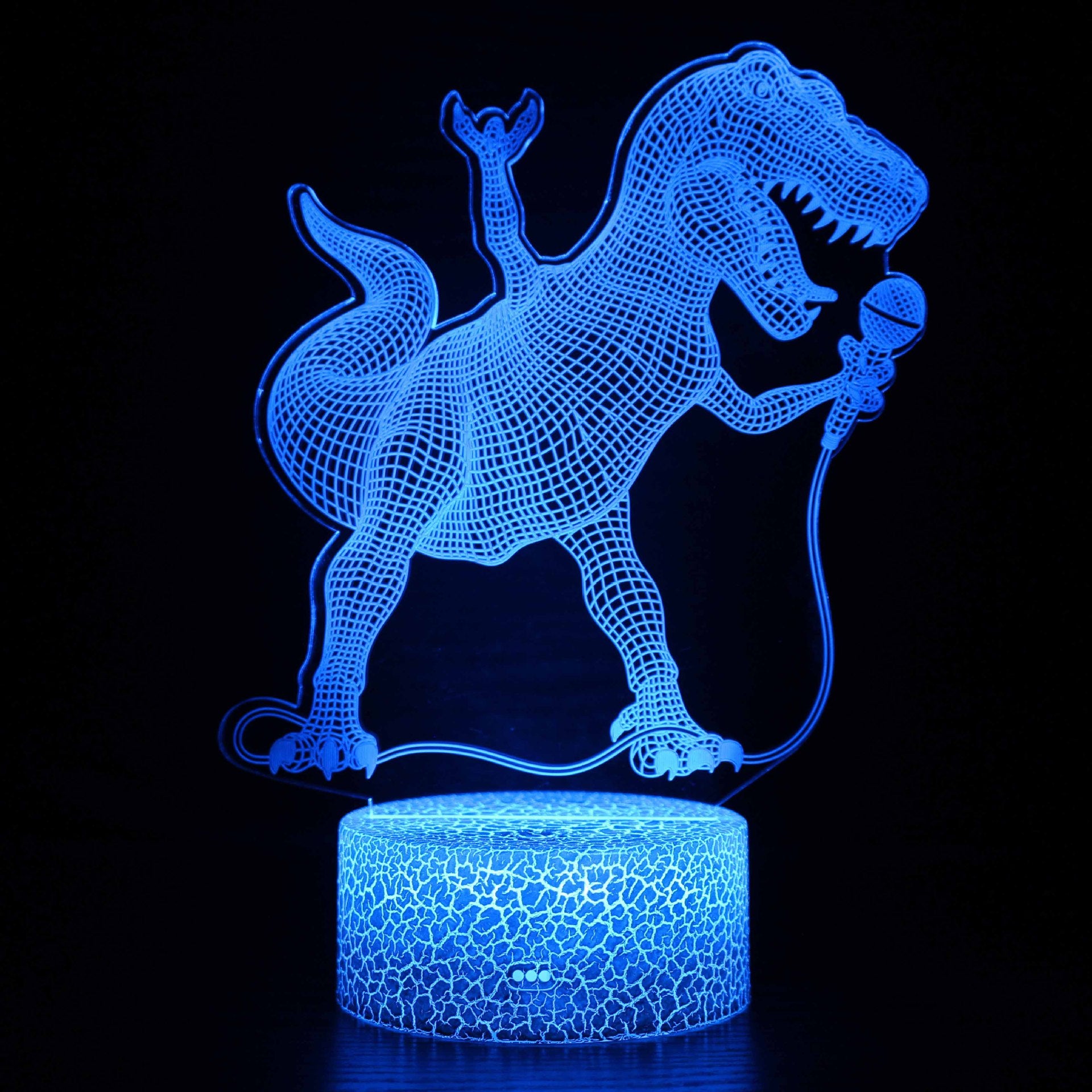 Led Remote Control Colorful Touch Creative Gift Light Bedside Lamp - One Red Hill