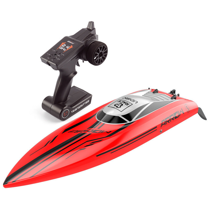 Brushless Motor High-speed Speedboat 24G Remote-control Ship Extended Version Ship Navigation Model Toy - One Red Hill