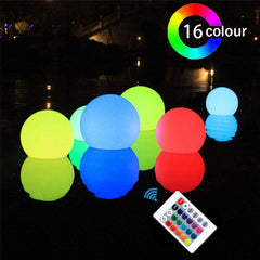 LED Remote Control Light Emitting Ball RGB Color - One Red Hill