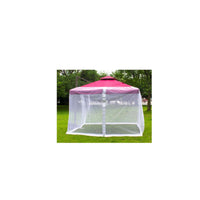 Mosquito Net Outdoor Patio Umbrella Net Cover Roman Umbrella - One Red Hill