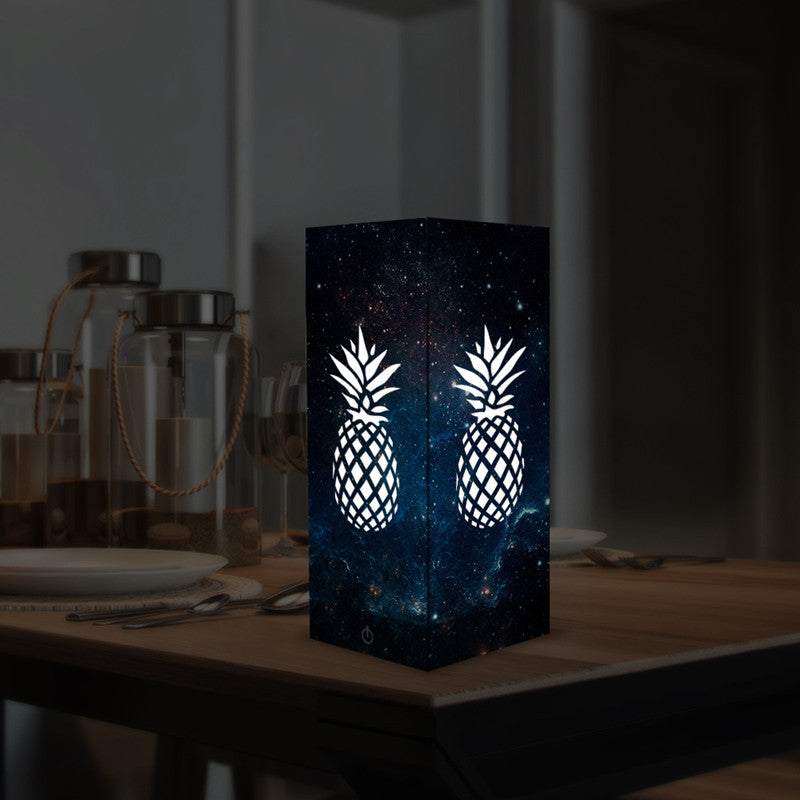 New Paper Carving Lamp Star Pineapple 16 Color Remote Control Touch Bedside Lamp - One Red Hill