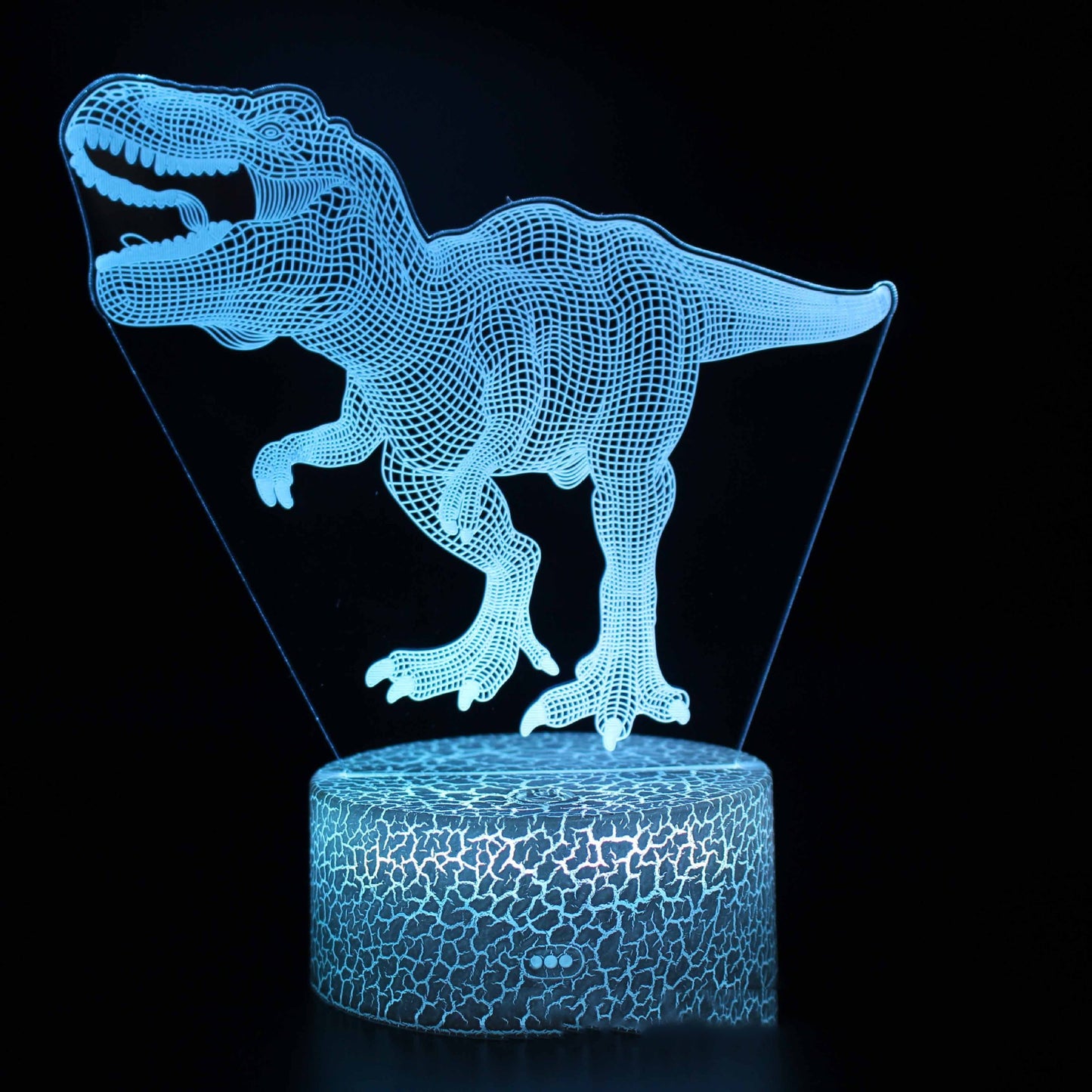 Dinosaur series colorful 3D table lamp LED touch remote control - One Red Hill