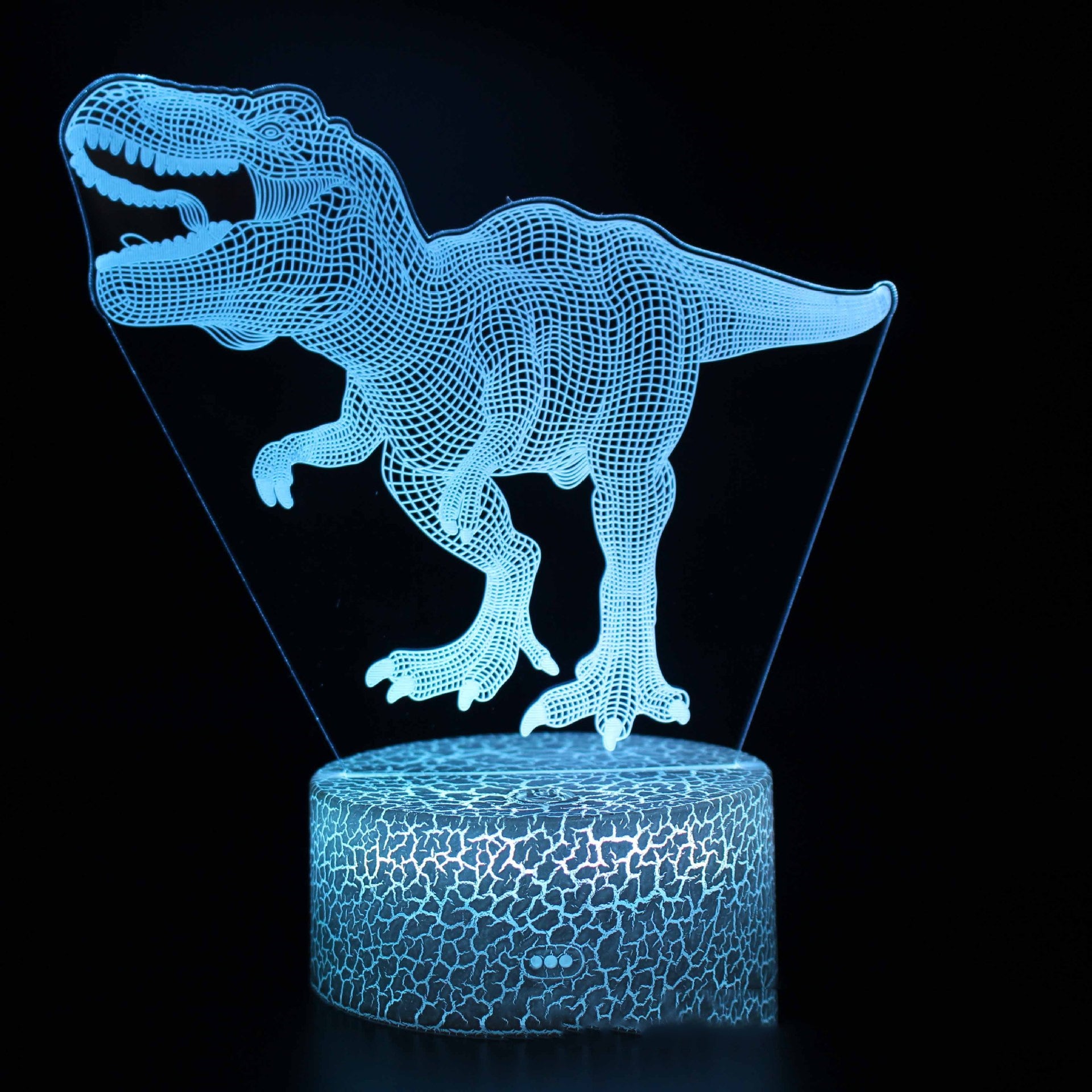 Dinosaur series colorful 3D table lamp LED touch remote control - One Red Hill