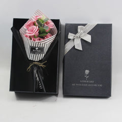 Soap Flower Bear Gift Box Birthday Gift Mother's Day 7 Carnation Valentine's Day Gift Box