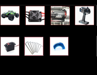 Off-road Professional RC High-speed Remote Control Model Car 4WD Brushless Electric Racing Adult - One Red Hill