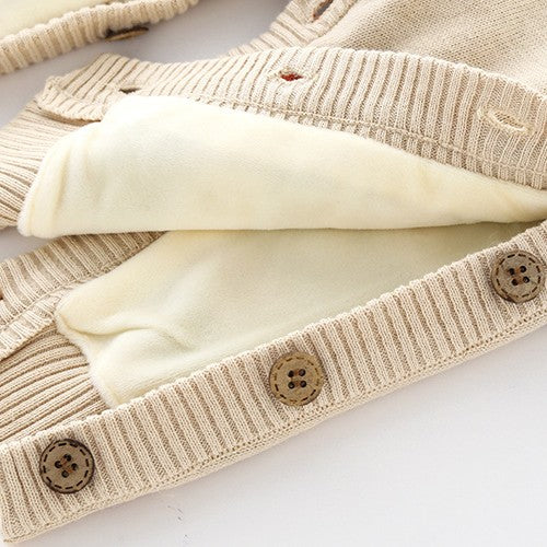 Newborn Baby Clothes Baby Crawling Clothes Thickening Out Baby Harness - One Red Hill