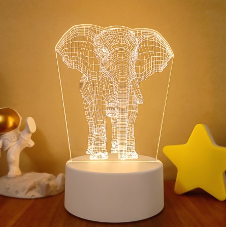 3D Lights Colorful Touch Remote Control LED Visual Lights - One Red Hill
