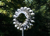 Unique And Magical Metal Windmill Outdoor Dynamic Wind Spinners Wind Catchers Exotic Yard Patio Lawn Garden Decoration - One Red Hill