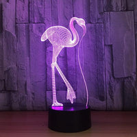 Colorful Touch Remote Control LED Visual Light Gift 3D Small Table Lamp - One Red Hill