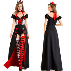 Hearts Queen Dress Uniform Halloween Costume