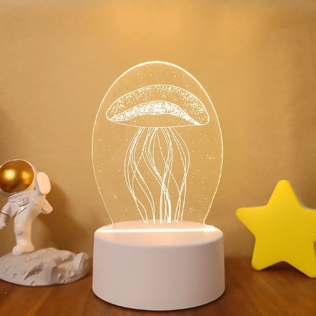 3D Lights Colorful Touch Remote Control LED Visual Lights - One Red Hill