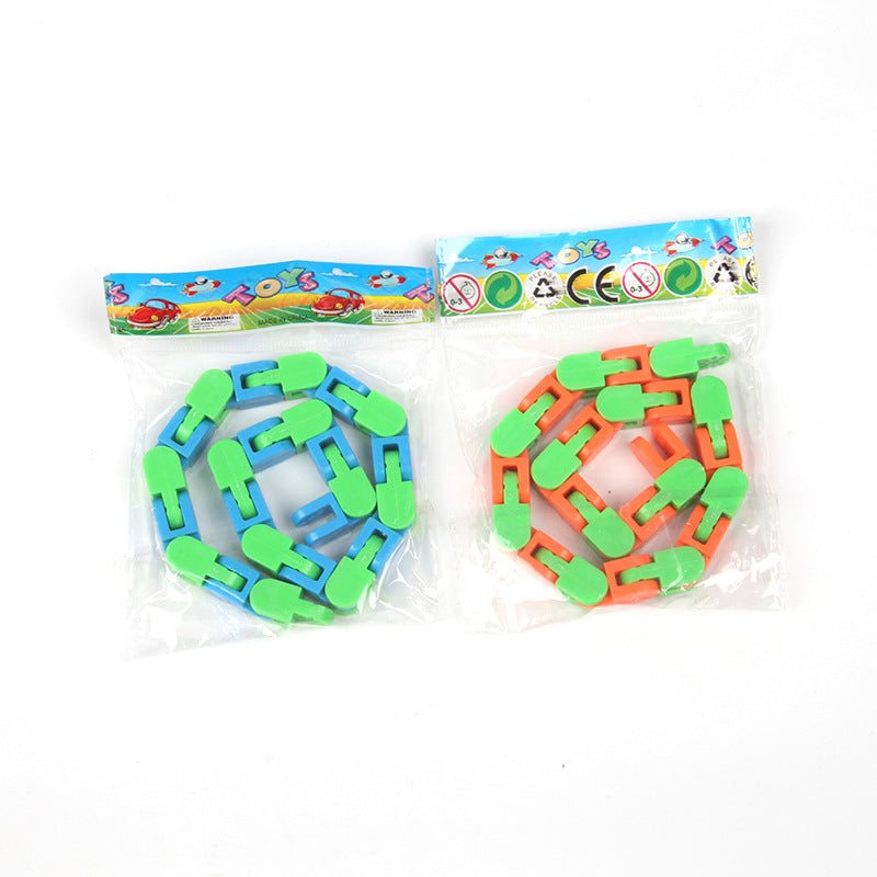 24-section Chain Track Building Block Toy
