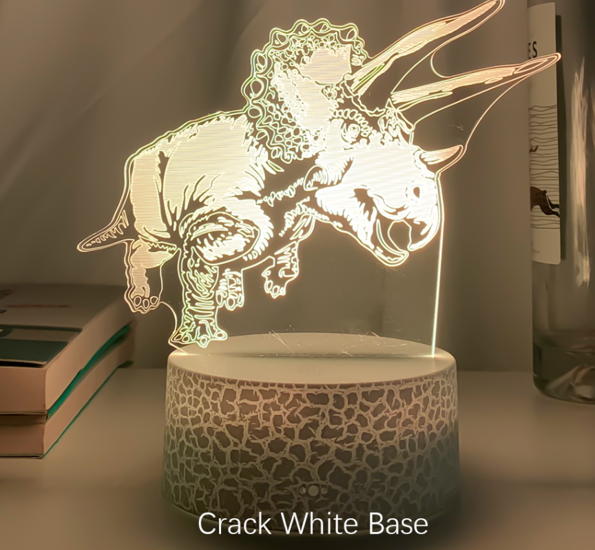 Creative Touch Remote Control Colorful Table Lamp - One Red Hill