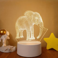 3D Lights Colorful Touch Remote Control LED Visual Lights - One Red Hill