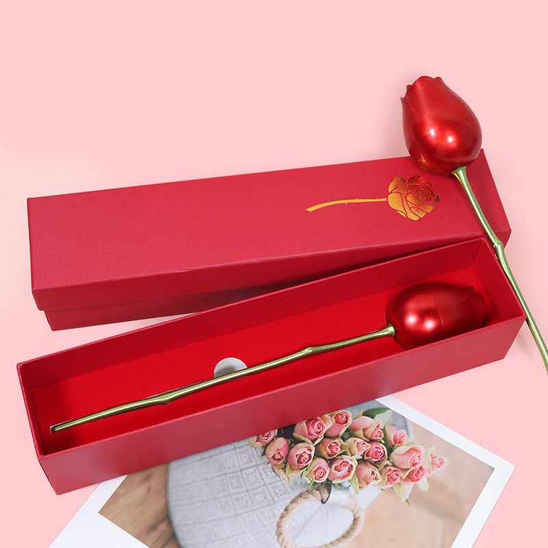 Valentine's Day Confession Single Rose Gift Box - One Red Hill