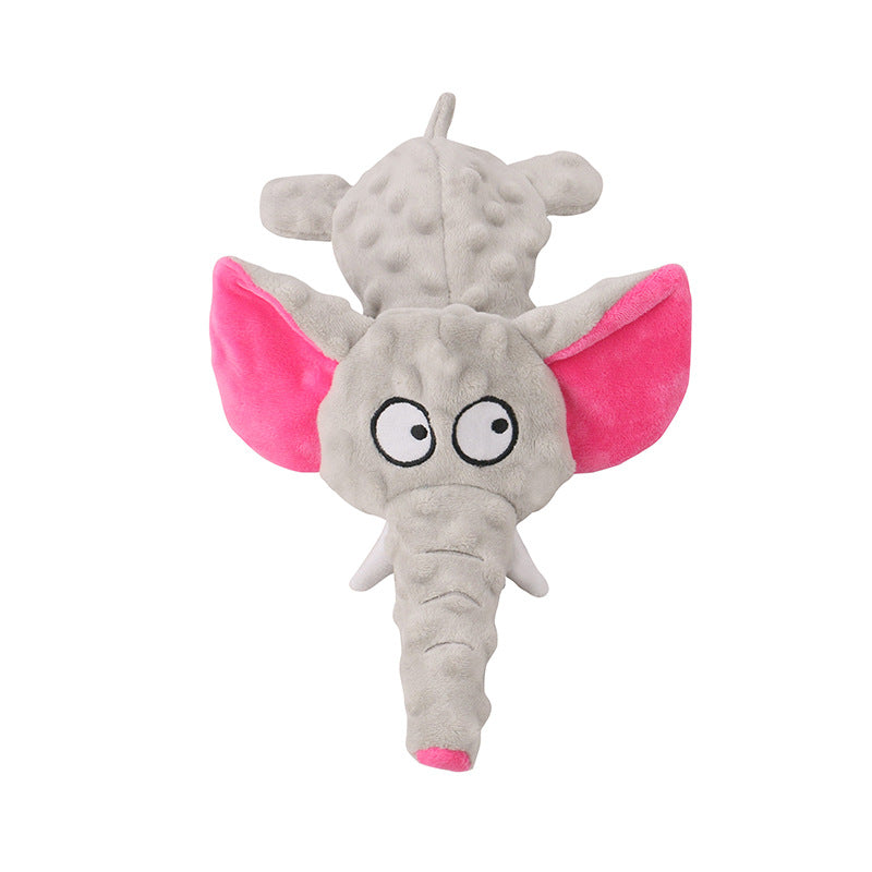 Pet Plush Toy Elephant Leather Phone Case Dog Interaction Pet Toy - One Red Hill
