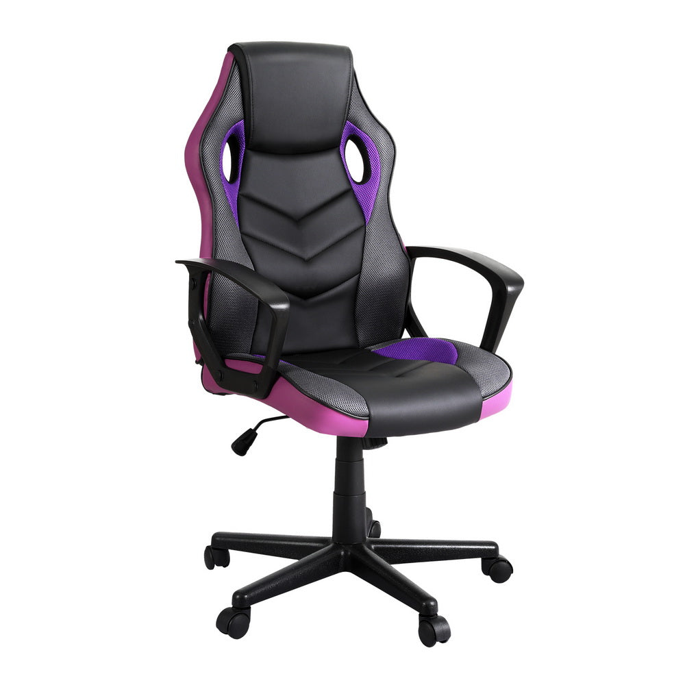 Artiss Gaming Office Chair Computer Chairs Purple - One Red Hill