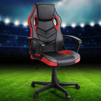 Artiss Gaming Office Chair Computer Chairs Red - One Red Hill