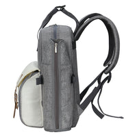 Alfresco 4 Person Picnic Basket Set Backpack Bag Insulated Grey - One Red Hill