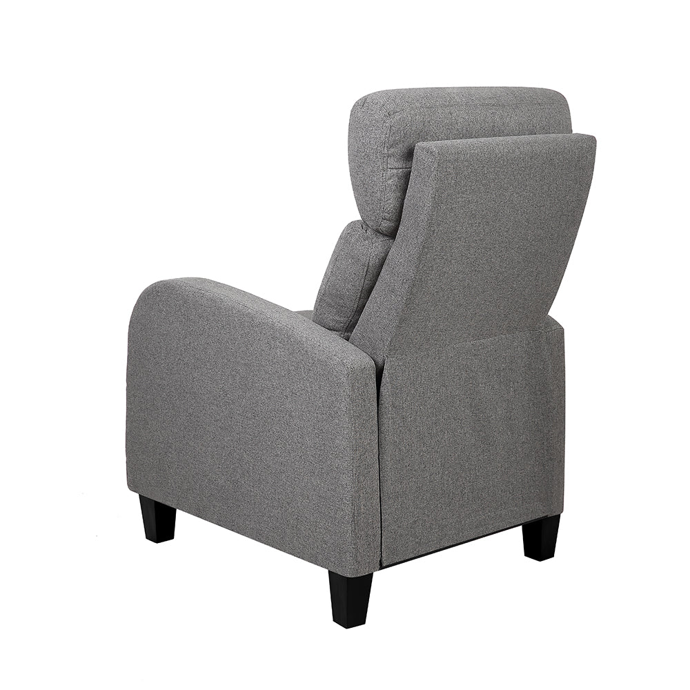 Artiss Fabric Reclining Armchair - Grey - One Red Hill