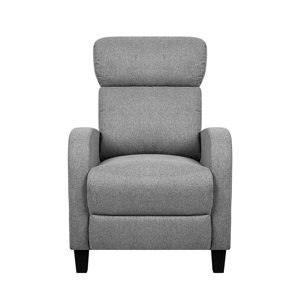 Artiss Fabric Reclining Armchair - Grey - One Red Hill