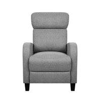 Artiss Fabric Reclining Armchair - Grey - One Red Hill
