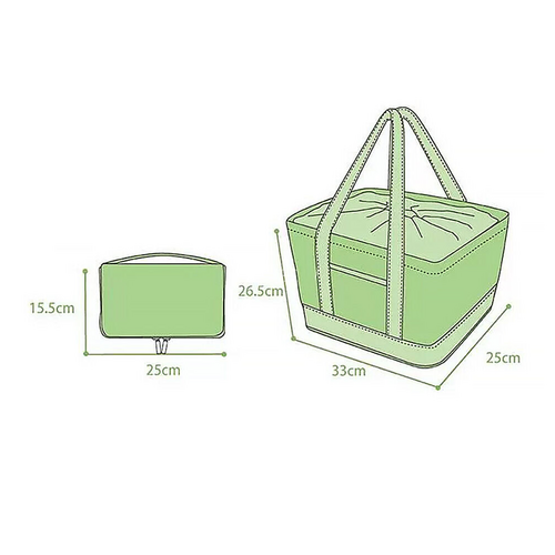 Large Supermarket Shopping Bag Eco Grocery Shoulder Bag Tote Foldable Reusable - One Red Hill