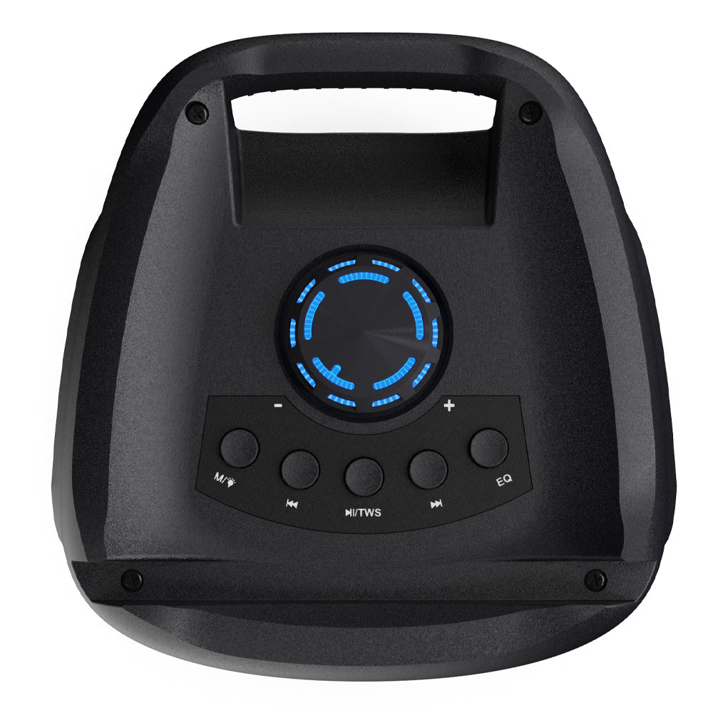 Majority PS200 - Party Speaker 80w Bluetooth Karaoke & PA System - Black - One Red Hill